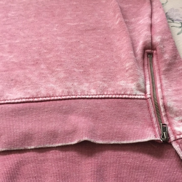 SO Pink Distressed Hoodie Size Small - Picture 9 of 9